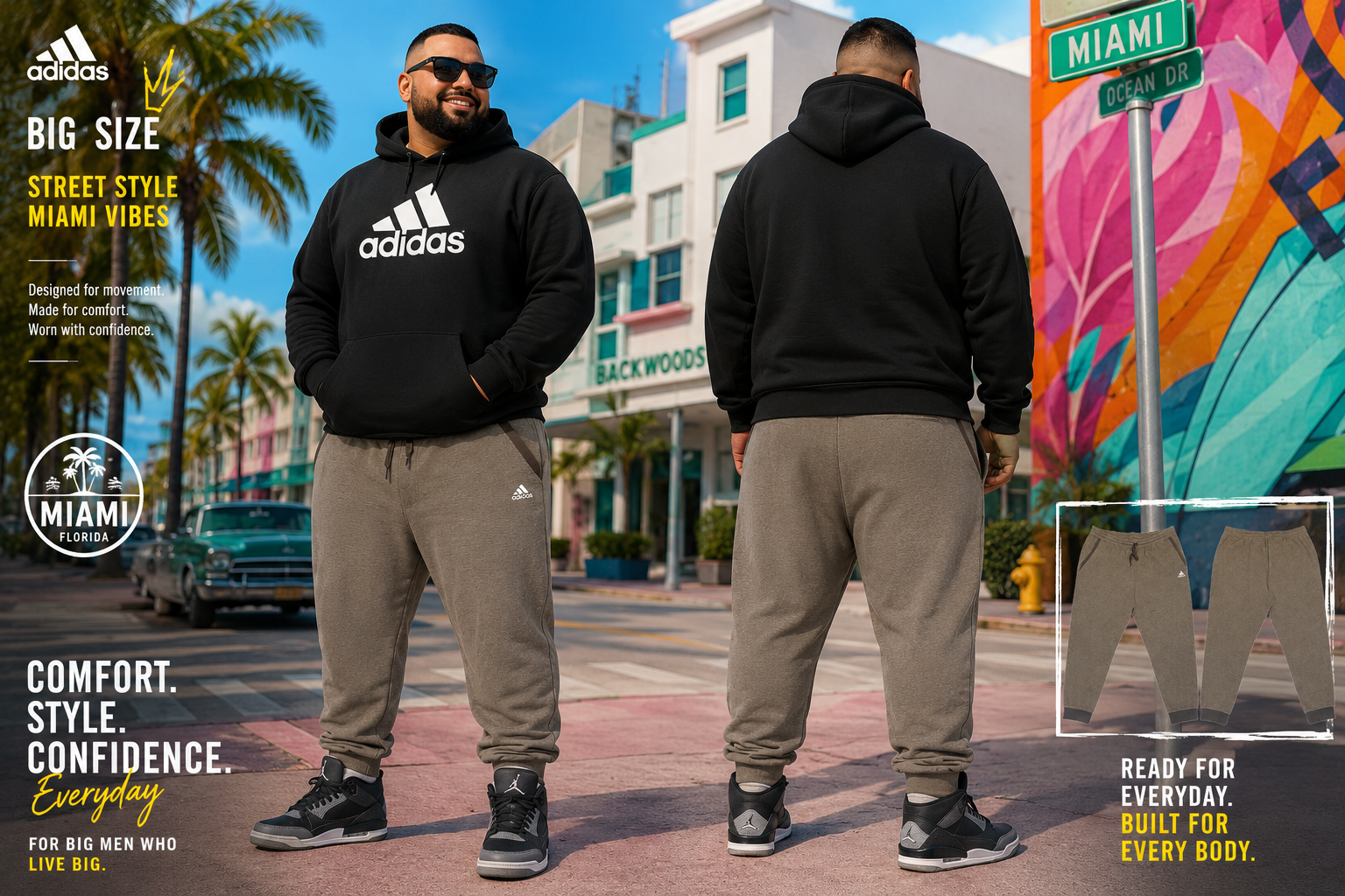 شلوار Adidas سایز بزرگ
