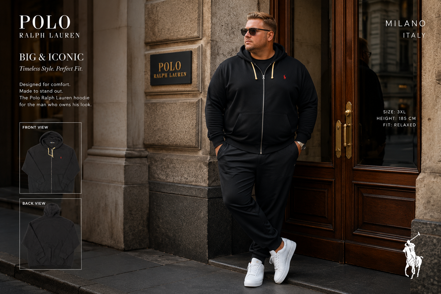 سویشرت Polo Ralph Lauren سایز بزرگ