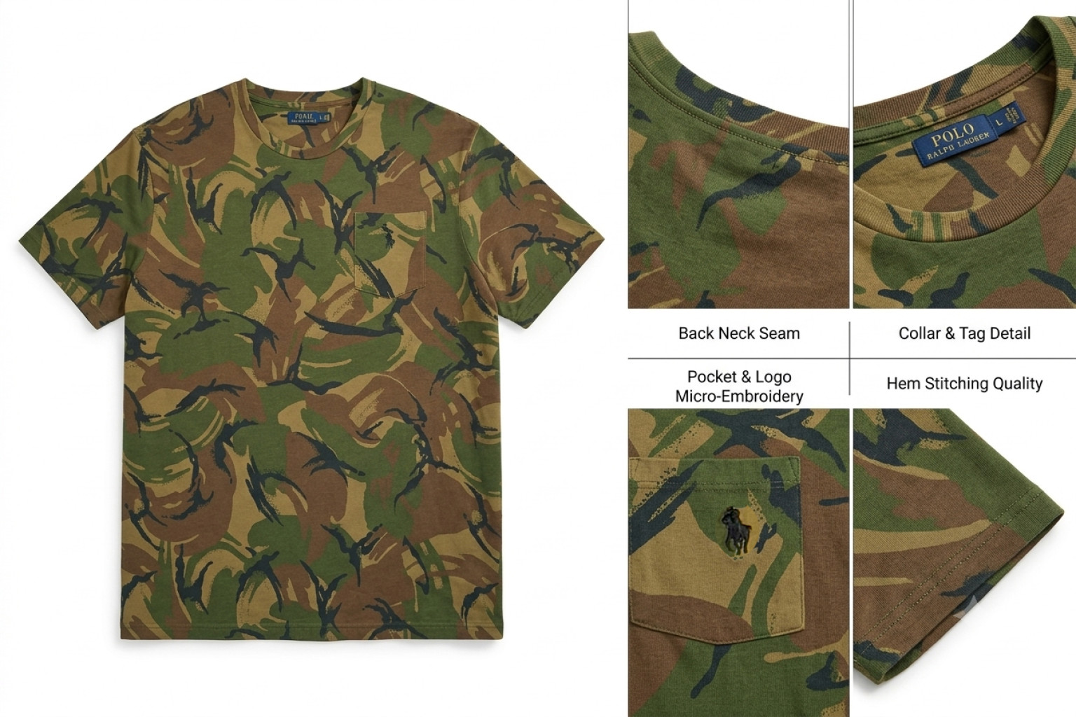 تیشرت polo ralph lauren سایز بزرگ