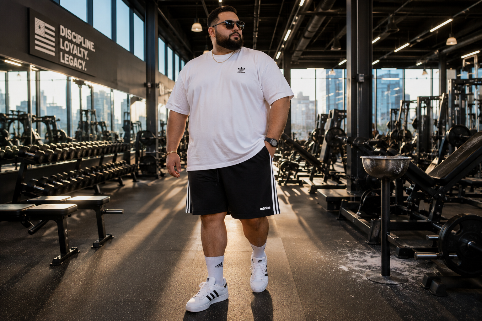 شلوارک Adidas سایز بزرگ
