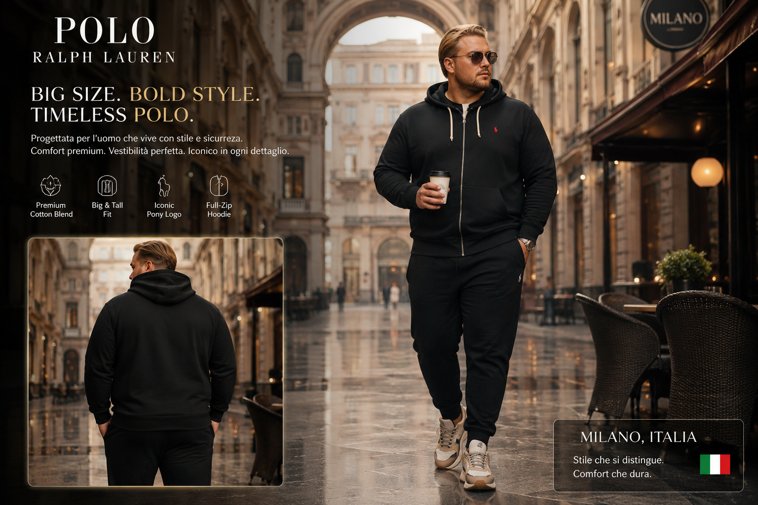سویشرت Polo Ralph Lauren سایز بزرگ