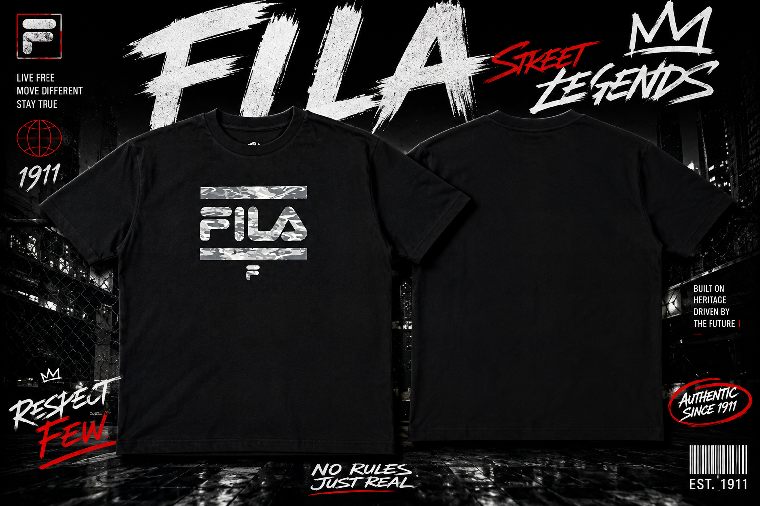 تیشرت Fila سایز بزرگ