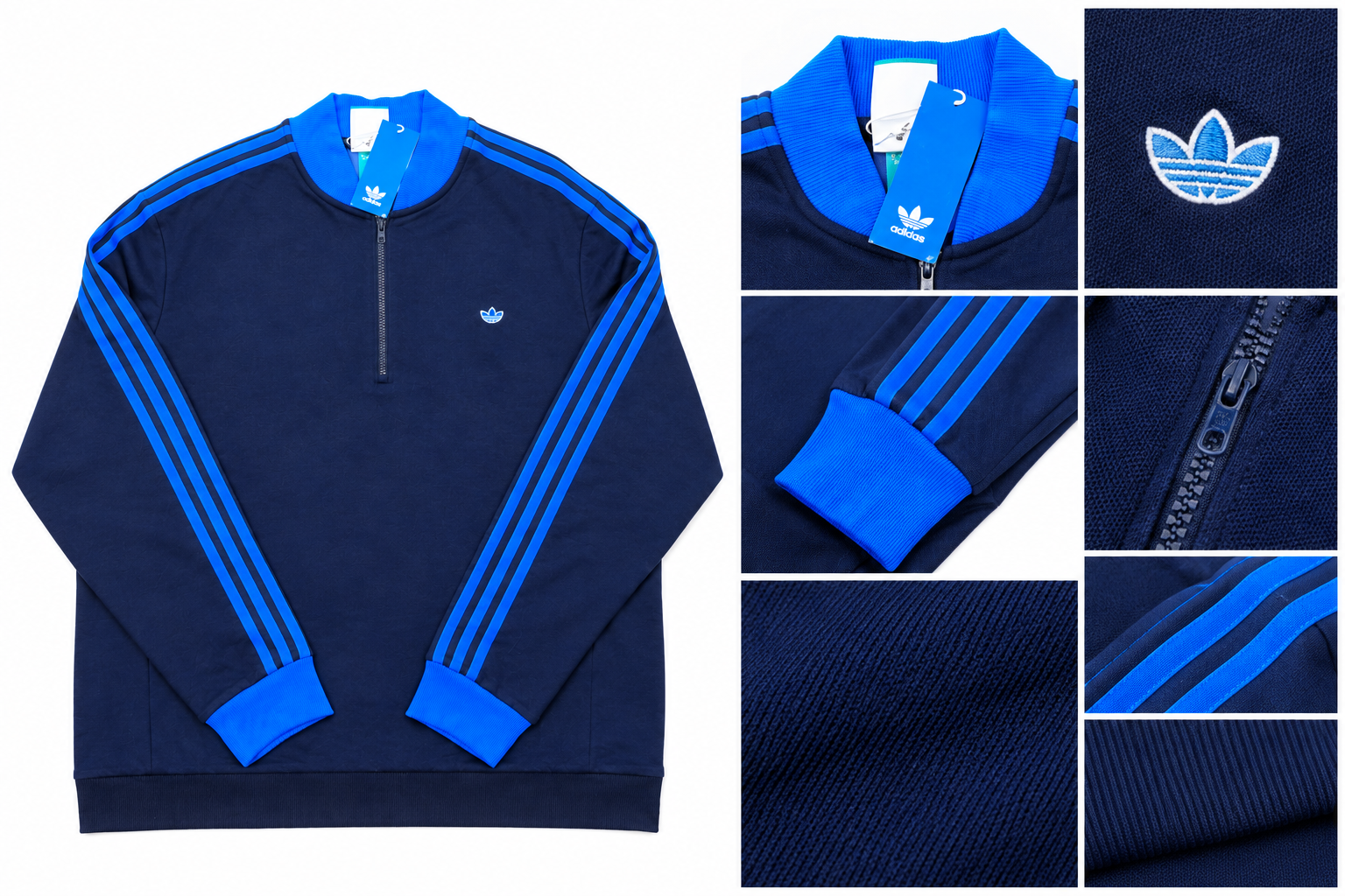 نیم زیپ Adidas سایز بزرگ