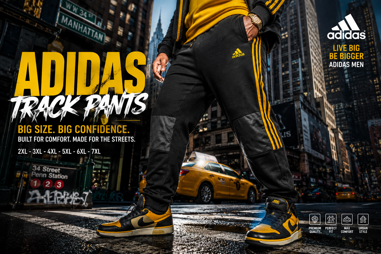 شلوار Adidas سایز بزرگ