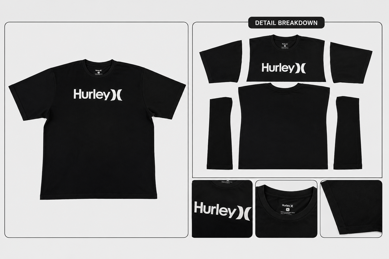 تیشرت Hurley سایز بزرگ