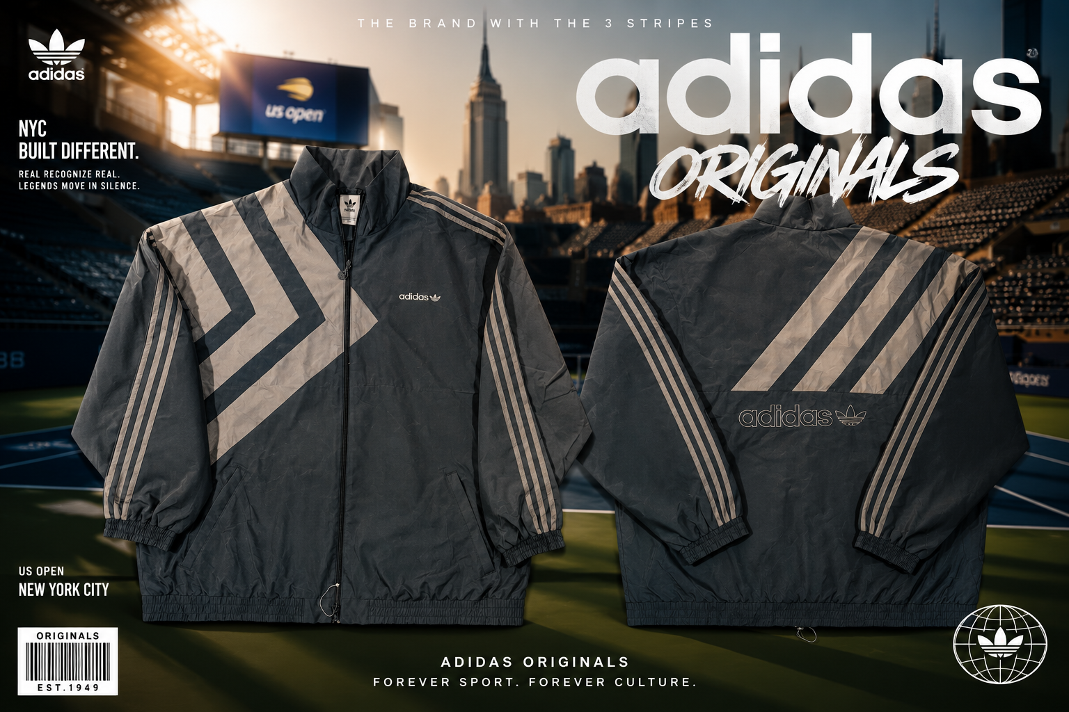 بادگیر Adidas سایز بزرگ