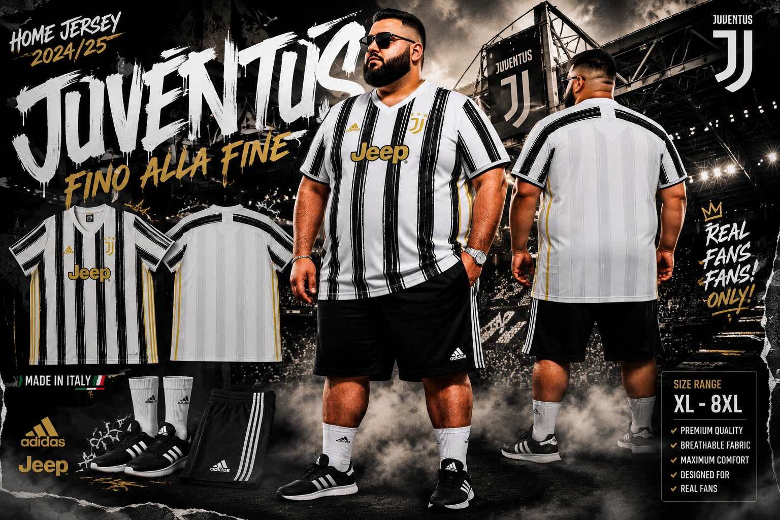 تیشرت Adidas سایز بزرگ