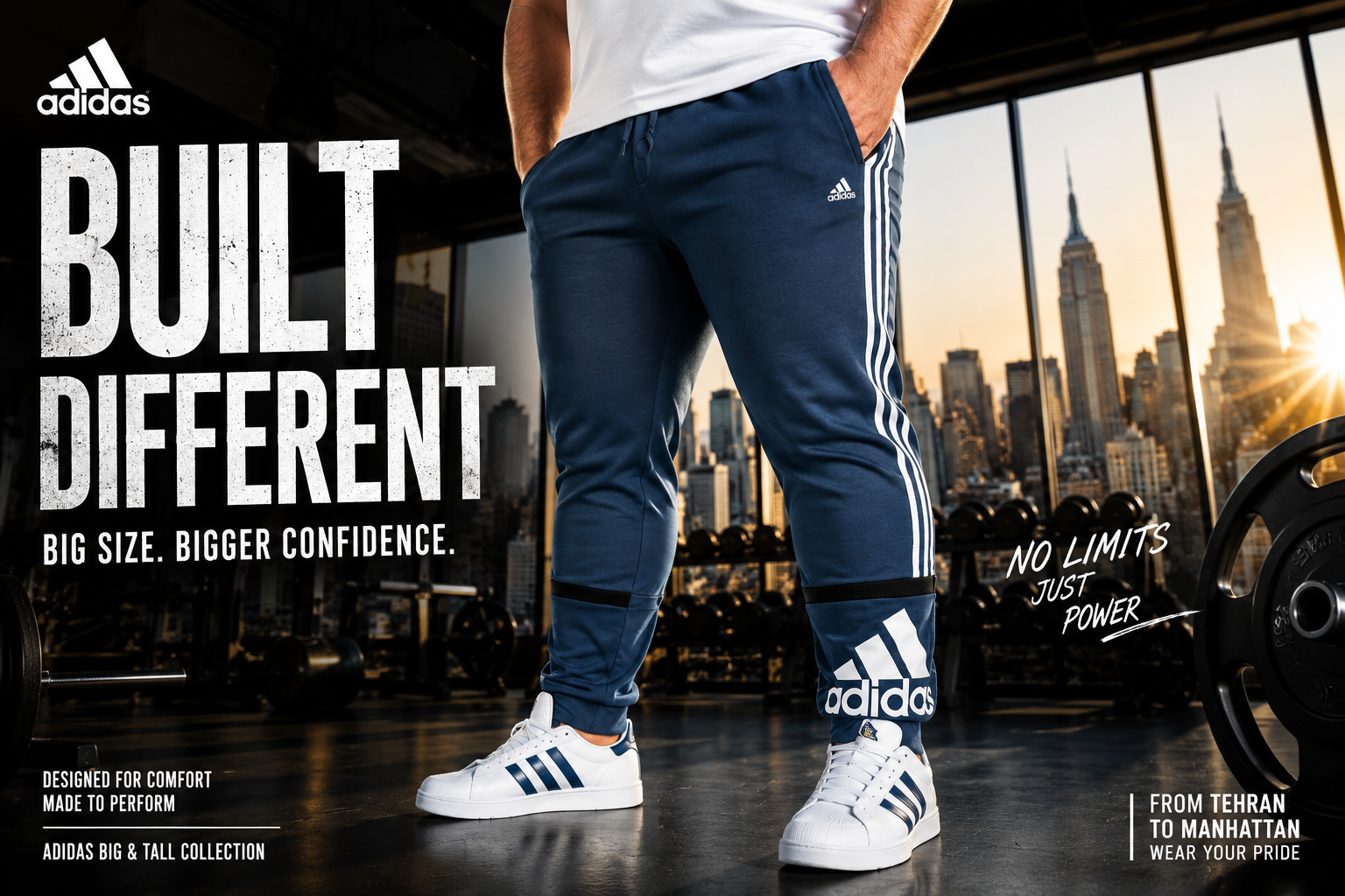 شلوار Adidas سایز بزرگ