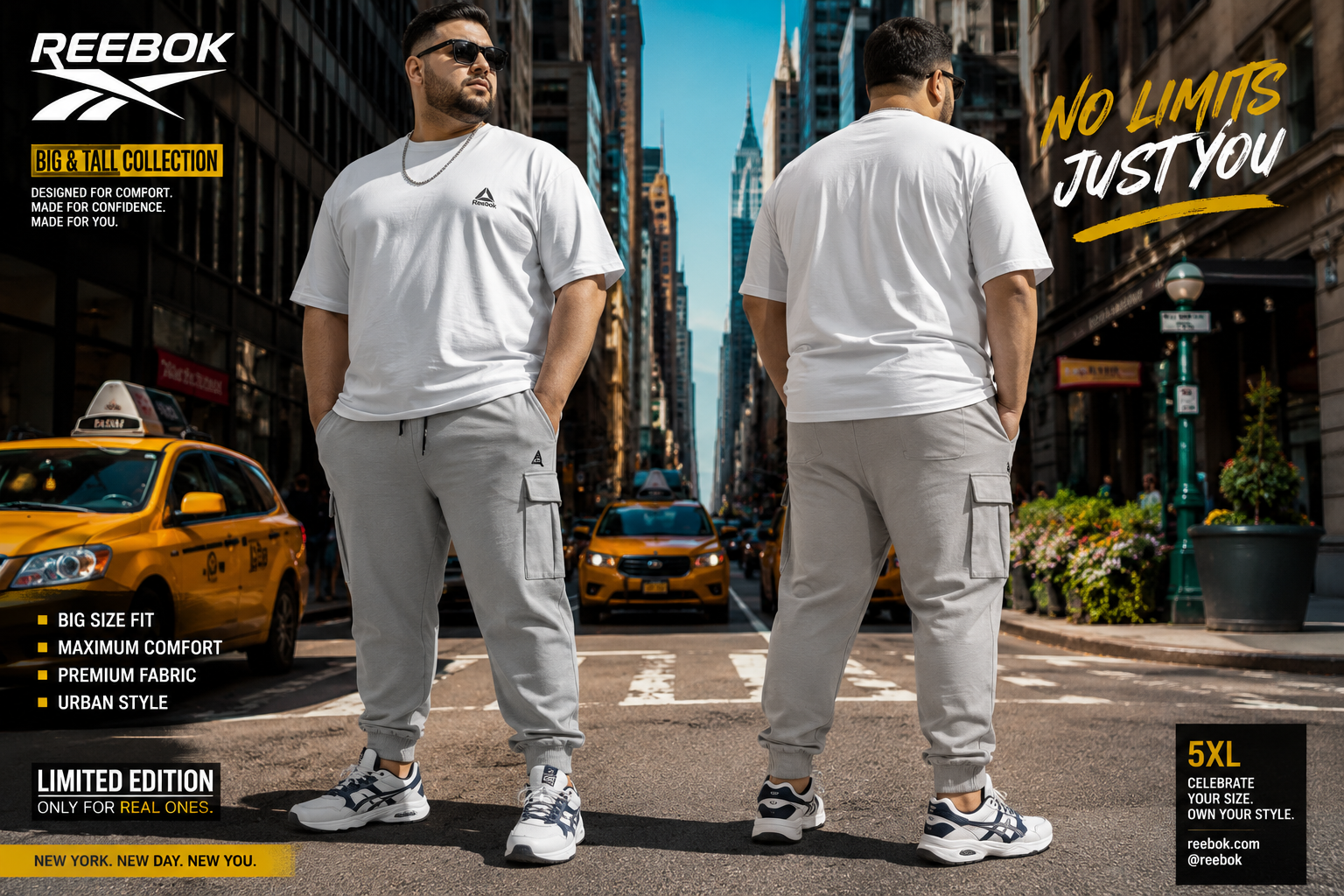 شلوار Reebok سایز بزرگ