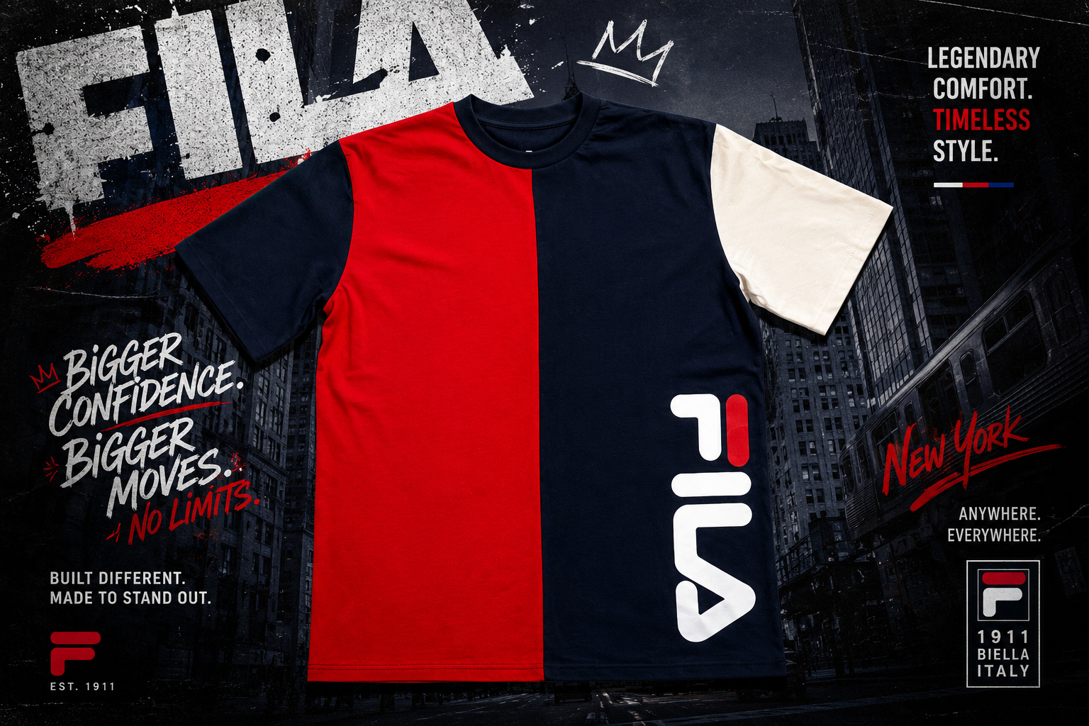 تیشرت Fila سایز بزرگ