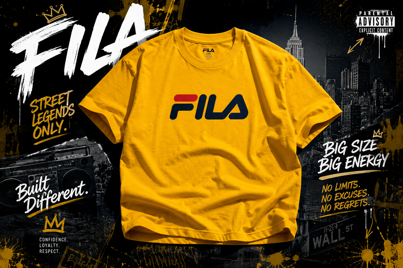 تیشرت Fila سایز بزرگ