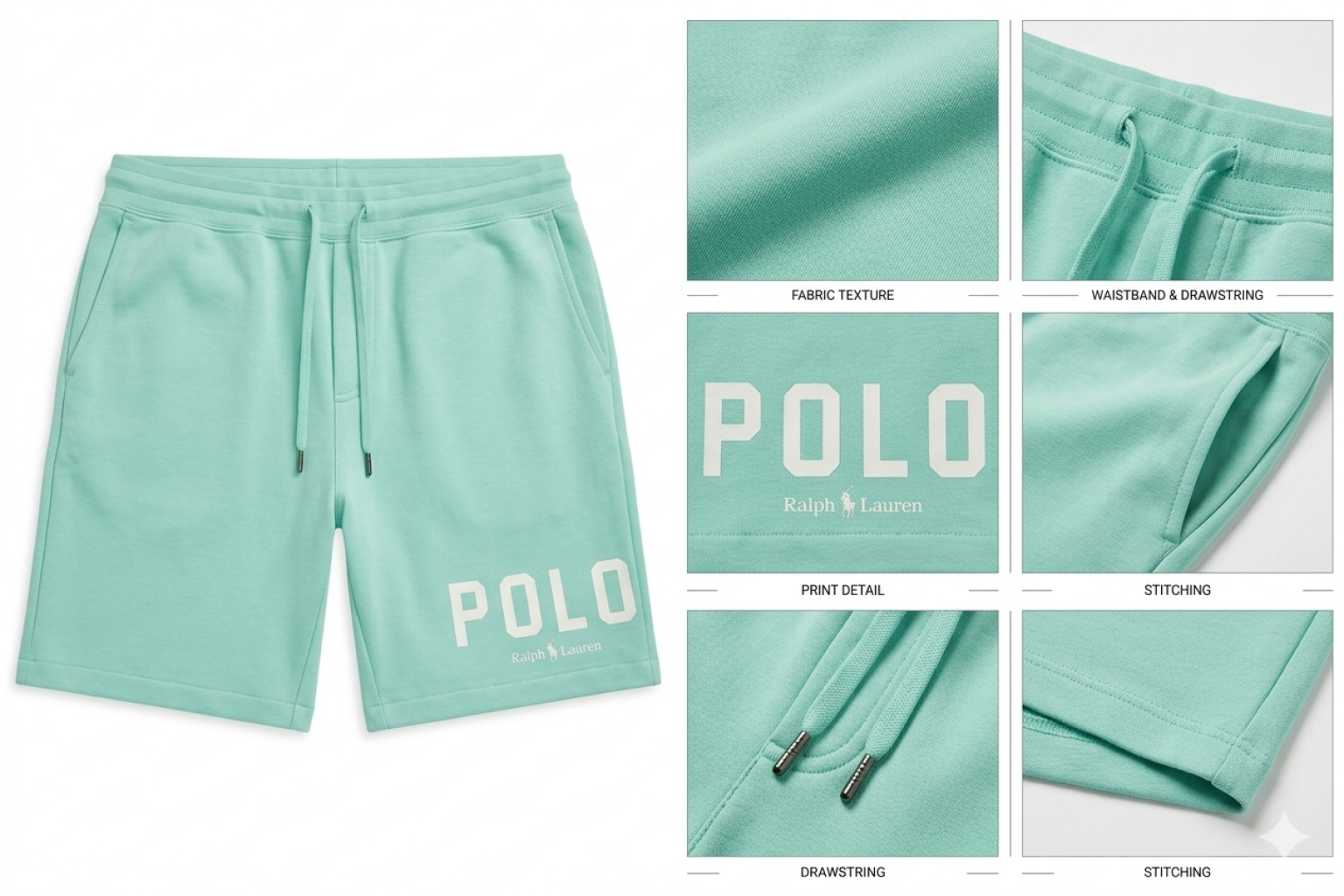 شلوارک polo ralph lauren سایز بزرگ